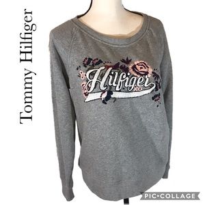 Tommy Hilfiger embroidered light weight sweatshirt